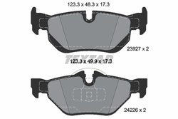 Set placute frana Textar 2392701