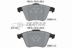 Set placute frana Textar 2395001