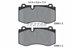 SET PLACUTE FRANA TEXTAR 2396001 - Compatibil cu BRABUS, MERCEDES-BENZ