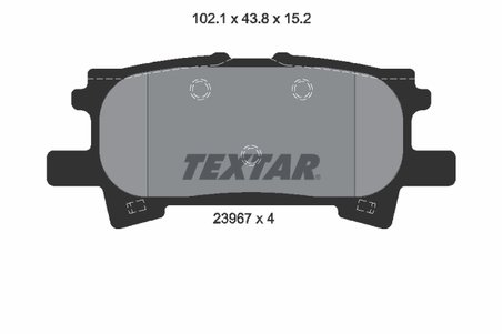 Set placute frana Textar 2396701
