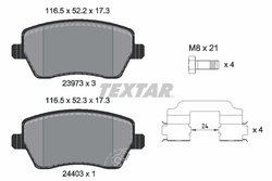 Set placute frana Textar 2397302
