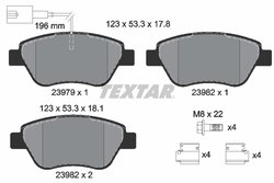 Set placute frana Textar 2397901