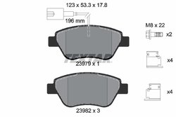 Set placute frana Textar 2397903