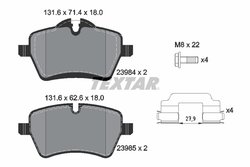 Set placute frana Textar 2398401