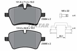 Set placute frana Textar 2398404