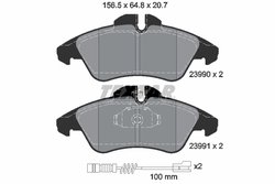 Set placute frana Textar 2399002