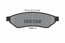 Set placute frana Textar 2399401