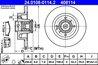 DISC FRANA ATE 24.0108-0114.2 - Compatibil cu RENAULT