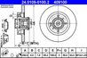 DISC FRANA ATE 24.0109-0100.2 - Compatibil cu CITROEN, DS, OPEL, PEUGEOT, VAUXHALL