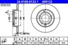 DISC FRANA ATE 24.0109-0133.1 - Compatibil cu AUDI, SKODA, VW