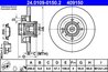 DISC FRANA ATE 24.0109-0150.2 - Compatibil cu CITROEN, PEUGEOT