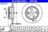DISC FRANA ATE 24.0109-0169.1 - Compatibil cu HONDA