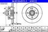 DISC FRANA ATE 24.0110-0111.1 - Compatibil cu SEAT, VW