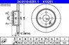 DISC FRANA ATE 24.0110-0251.1 - Compatibil cu OPEL, VAUXHALL