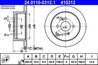 DISC FRANA ATE 24.0110-0312.1 - Compatibil cu HYUNDAI, KIA
