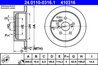 DISC FRANA ATE 24.0110-0316.1 - Compatibil cu LEXUS, TOYOTA