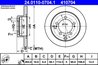 DISC FRANA ATE 24.0110-0704.1 - Compatibil cu MITSUBISHI