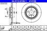 DISC FRANA ATE 24.0112-0156.1 - Compatibil cu CITROEN, FIAT, LANCIA, PEUGEOT