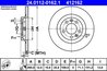 DISC FRANA ATE 24.0112-0162.1 - Compatibil cu CITROEN, PEUGEOT