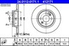 DISC FRANA ATE 24.0112-0171.1 - Compatibil cu DACIA, RENAULT, SMART
