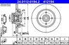 DISC FRANA ATE 24.0112-0194.2 - Compatibil cu CITROEN, DS, PEUGEOT