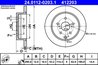 DISC FRANA ATE 24.0112-0203.1 - Compatibil cu TOYOTA