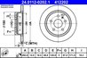 DISC FRANA ATE 24.0112-0202.1 - Compatibil cu CHEVROLET