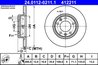 DISC FRANA ATE 24.0112-0211.1 - Compatibil cu CITROEN, DS, OPEL, PEUGEOT, TOYOTA, VAUXHALL