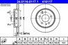 DISC FRANA ATE 24.0116-0117.1 - Compatibil cu DAIHATSU, TOYOTA