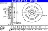 DISC FRANA ATE 24.0117-0111.1 - Compatibil cu SUBARU