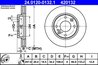 DISC FRANA ATE 24.0120-0132.1 - Compatibil cu CITROEN, PEUGEOT