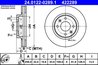 DISC FRANA ATE 24.0122-0289.1 - Compatibil cu DACIA, RENAULT, SMART