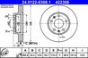 DISC FRANA ATE 24.0122-0308.1 - Compatibil cu RENAULT