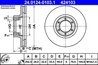 DISC FRANA ATE 24.0124-0103.1 - Compatibil cu OPEL, RENAULT, VAUXHALL