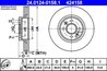 DISC FRANA ATE 24.0124-0158.1 - Compatibil cu RENAULT