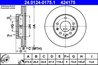 DISC FRANA ATE 24.0124-0175.1 - Compatibil cu MAZDA