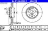 DISC FRANA ATE 24.0124-0222.1 - Compatibil cu MERCEDES-BENZ, NISSAN, RENAULT