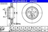 DISC FRANA ATE 24.0124-0233.2 - Compatibil cu BMW