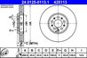 DISC FRANA ATE 24.0125-0113.1 - Compatibil cu AUDI, SEAT, SKODA, VW