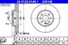 DISC FRANA ATE 24.0125-0148.1 - Compatibil cu OPEL, VAUXHALL