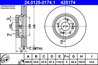 DISC FRANA ATE 24.0125-0174.1 - Compatibil cu HONDA