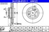 DISC FRANA ATE 24.0126-0121.1 - Compatibil cu CITROEN, OPEL, PEUGEOT, TOYOTA, VAUXHALL