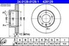 DISC FRANA ATE 24.0128-0129.1 - Compatibil cu NISSAN, OPEL, RENAULT, VAUXHALL