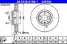 DISC FRANA ATE 24.0128-0164.1 - Compatibil cu OPEL, SAAB, VAUXHALL