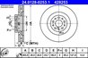 DISC FRANA ATE 24.0128-0253.1 - Compatibil cu FIAT, OPEL, VAUXHALL
