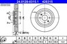 DISC FRANA ATE 24.0128-0315.1 - Compatibil cu CITROEN, DS, PEUGEOT