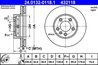 DISC FRANA ATE 24.0132-0118.1 - Compatibil cu PORSCHE, VW