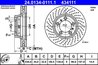 DISC FRANA ATE 24.0134-0111.1 - Compatibil cu PORSCHE