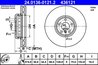 DISC FRANA ATE 24.0136-0121.2 - Compatibil cu BMW
