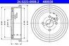 TAMBUR FRANA ATE 24.0223-0008.2 - Compatibil cu OPEL, VAUXHALL